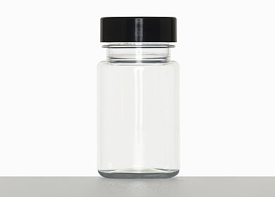PET Packer: 60 Milliliter, Farbe: klar transparent