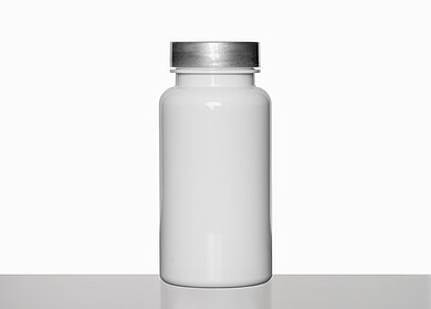 PET-Packer: 150 milliliter, colour: white