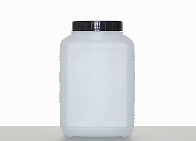 Square bottle M 1500/80: 1,5 liter, colour: natural