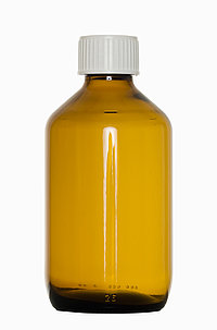 Leichte Verpackungsflasche: 250 Milliliter, Farbe: braun