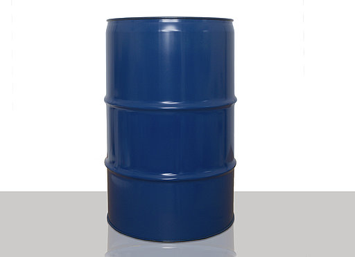 Stahlblech Garagenfass: 62,0 Liter, Farbe: blau RAL 5010