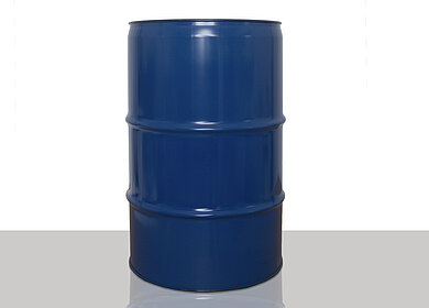 Stahlblech Garagenfass: 62,0 Liter, Farbe: blau RAL 5010