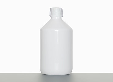 PET Flasche: 500 Milliliter, Farbe: weiß