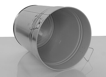 Weißblech Hobbock innen foliert: 30,0 Liter, Farbe: blank Weißblech Hobbock innen foliert: 30,0 Liter, Farbe: blank