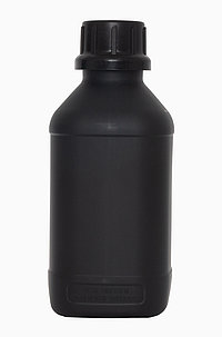 Kunststoff Gefahrgutflasche: 1,0 Liter, Farbe: schwarz